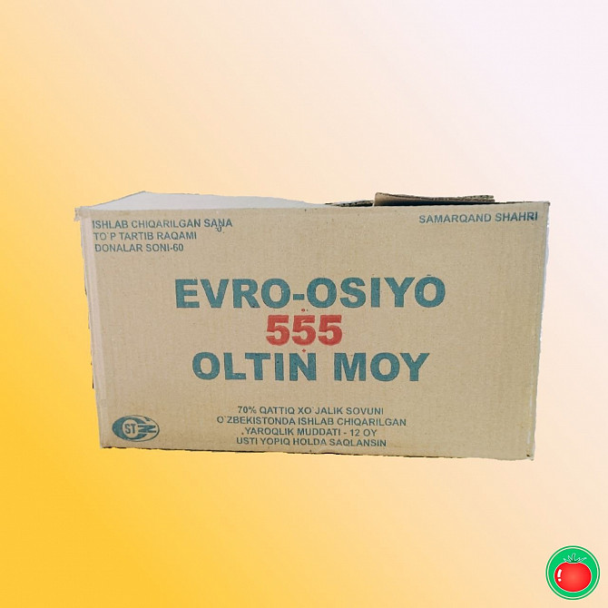 Мыло "EURO OSIYO 555 OLTIN MOY" напрямую от производителя. Samarkand - photo 2